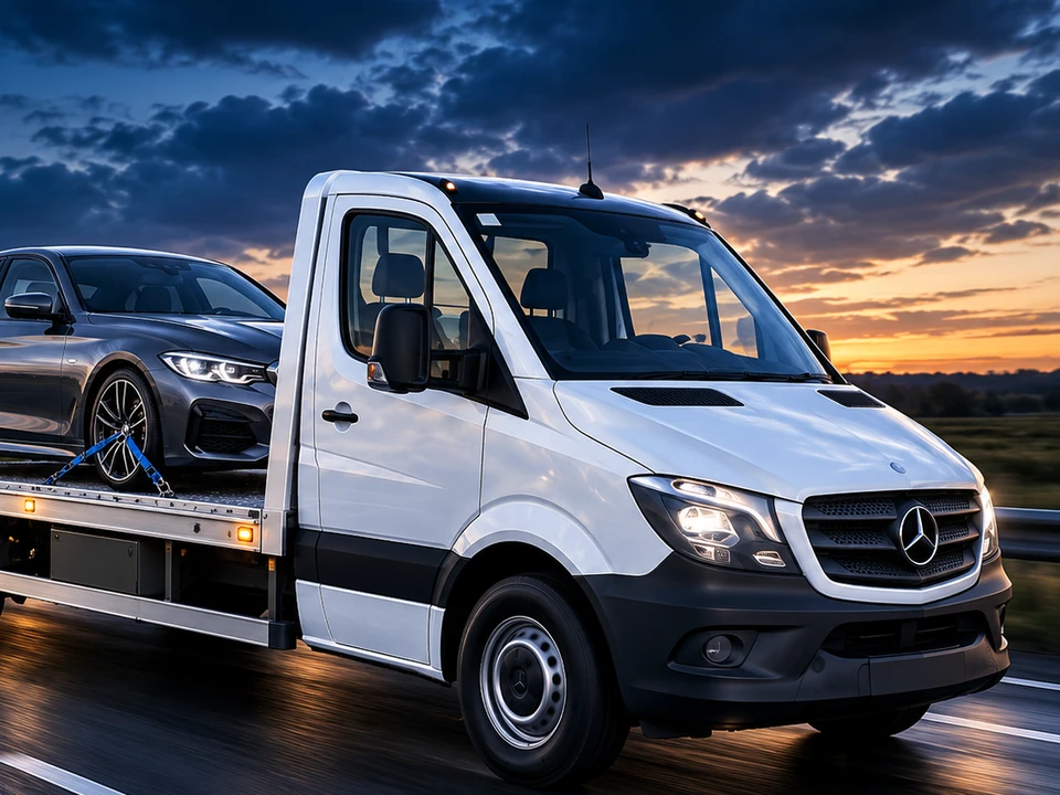 vehicle collection on a light vehicle transport